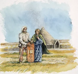 Iron Age Man and Woman