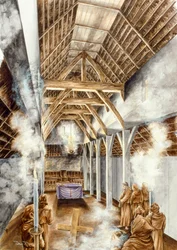 Lindisfarne Priory, c652AD