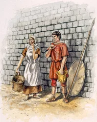 Roman man and woman