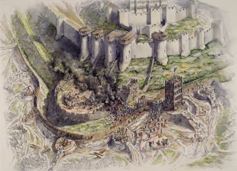 Siege of Dover Castle, Kent, 1216 c1995-c2006