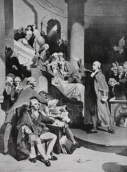 Patrick Henry Making His Famous Speech in the House of Burgesses