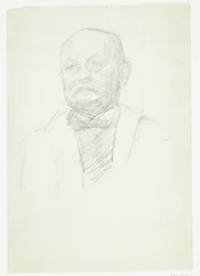 Portrait of the Painter Kristian Zahrtman. Bust