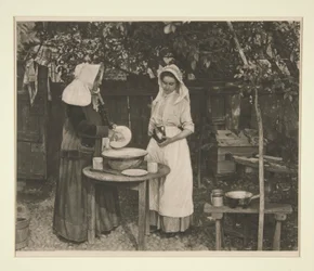 Mrs. Peck and Mary Critten