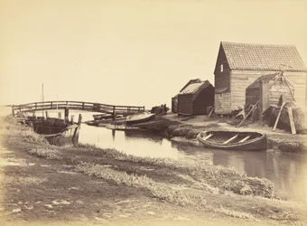 Tidal Creek and Old Warehouses South of Southwold, Suffolk