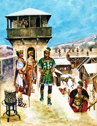 A Roman army fort in Britain