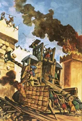Assyrians Attacking the Walls of Babylon