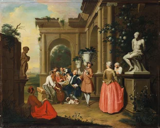 A Concert by a Portico, 1739
