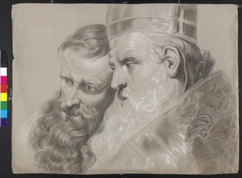 Saint Ambrose and Emperor Theodosius by Peter Paul Rubens