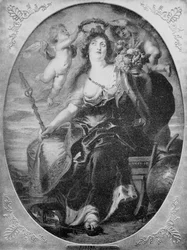 Portrait of Mary of Medici (after a painting by Peter Paul Rubens)