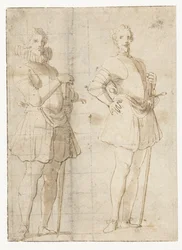 Two Studies of a Standing Officer