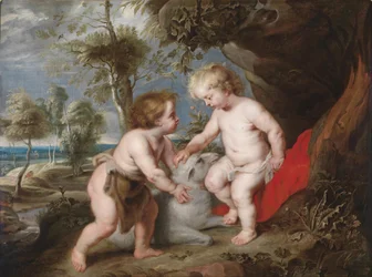 Christ and John the Baptist as Children