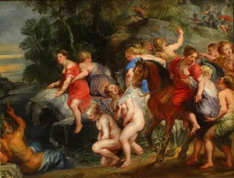 Cloelia Passing the Tiber