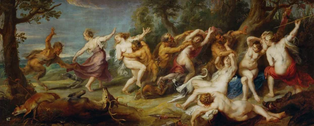 Diana and Her Nymphs Discovered by Satyrs, c.1635