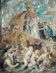 The Landing at Marseille (Sketch for the Medici Cycle)