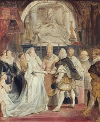 The Marriage “in procuratione” (Sketch for the Medici Cycle)