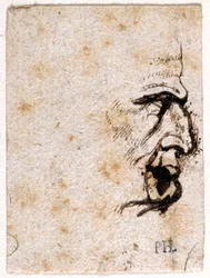 Galba, from Ten Drawings of Eight of the First Twelve Caesars