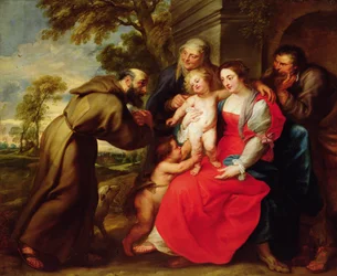 Holy Family with St. Francis