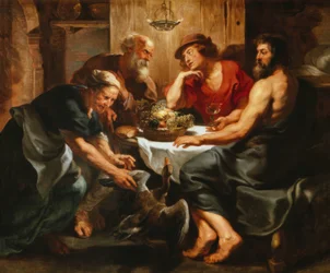 Jupiter and Mercury with Philemon and Baucis