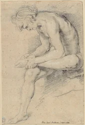 Nude Youth in the Pose of the Spinario