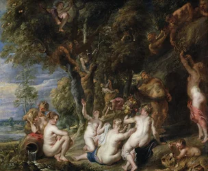 Nymphs and Satyrs, c. 1615