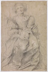 Portrait of Helene Fourment, c.1630-1631