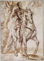 Portrait of the Duke of Lerma on horseback