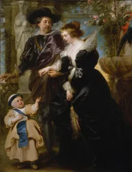 Rubens, His Wife Helena Fourment and Their Son Frans