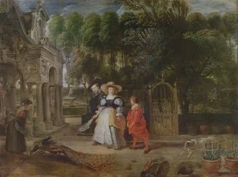 Rubens and Helene Fourment in the Garden