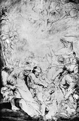 Sketch of the Martyrdom of St Livinus, c1633, 1933