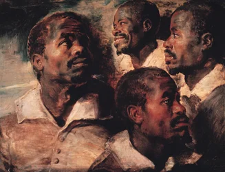 Studies of the Head of a Black person