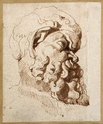 Study of an Antique Head of Silenus