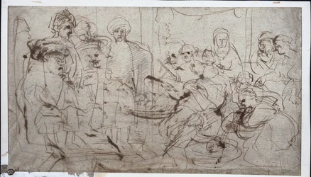 Tomyris with the Head of Cyrus (verso)