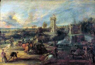 Tournament in Front of Castle Steen, 1635-1637