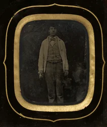 Man with Bucket and Paint Brush