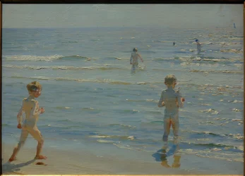 Bathing Boys. Sunshine. Skagen