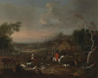 The Reverend Jemmet Browne at a Meet of Foxhounds