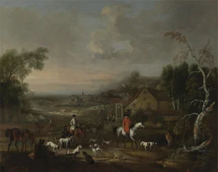 The Reverend Jemmet Browne at a Meet of Foxhounds