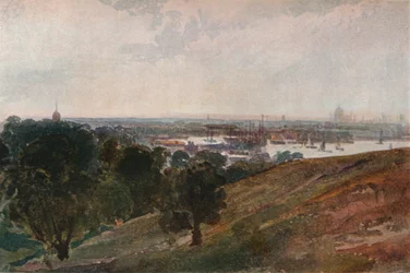 The Thames from Greenwich Hill, c1820