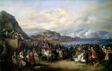 Prince Otton, Son of Louis I of Bavaria, Debarking in Nafplio and Becoming King of Greece