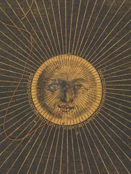 Volvelle giving the rules for predicting solar and lunar eclipses