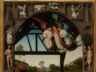 (detail) Adoration of the Christ-Child