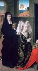 Isabel of Portugal with St Elizabeth, 1457-1460