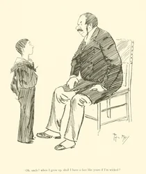 Cartoon by Phil May, from the 1890s