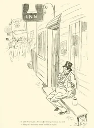Cartoon by Phil May, from the 1890s