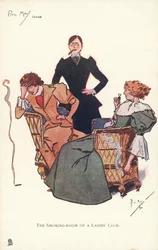 Smoking room at a Ladies