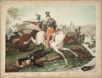 Prince Józef Poniatowski Dies While Crossing the Elster on 19 October 1813
