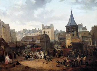 Rejoicings Given by the City of Paris at Les Halles on January 21, 1782, on the Occasion of the Birth of the Dauphin Louis Joseph of France