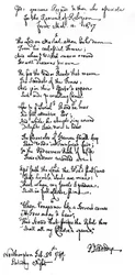 Poem by Dr Doddridge