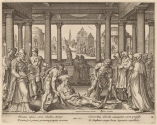Devout Men Carrying Saint Stephen to His Burial
