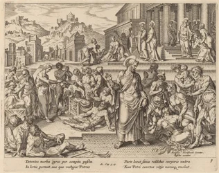 Saint Peter Healing the Sick with His Shadow
